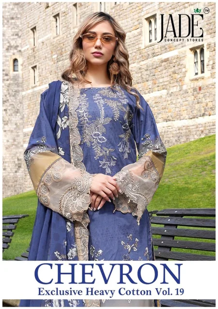 Chevron Vol 19 By Jade Cotton Karachi Readymade Karachi Suits
