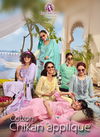 Chikan Applique By Isavasyam Eid Luxury Cotton Readymade Suits Wholesale Price In Surat