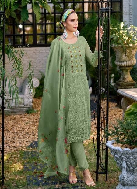 Chikankari Organza By Lily And Lali Kurti With Bottom Dupatta Wholesale Market in Surat with Price
 Catalog