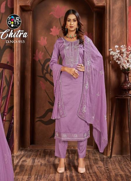 Chitra By Fourdots Heavy Work Jam Silk Cotton Wholesale Designer Salwar Suits Manufacturers Catalog