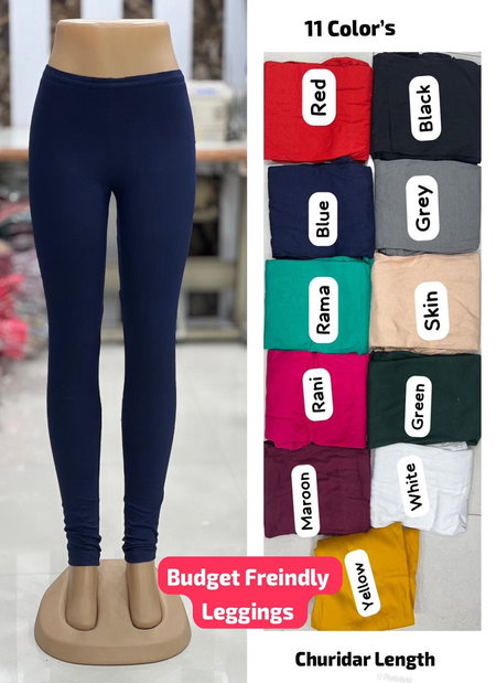 MB Churidar Length Budget Friendly Leggings Wholesale Price In Surat