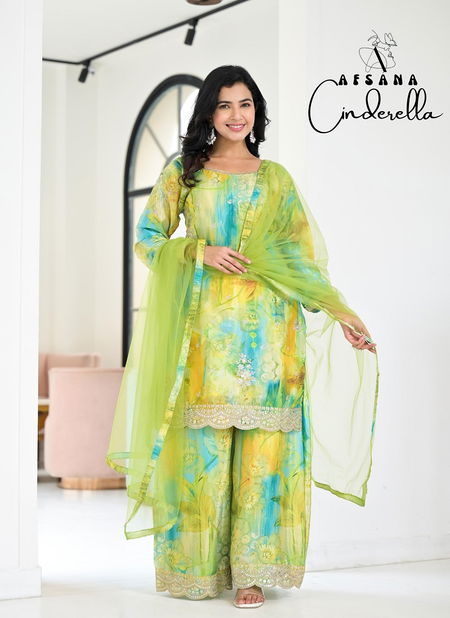 Cinderella By Afsana Designer Printed Chinon Readymade Suits Wholesale Online
 Catalog