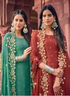 Cinderella Reem Fancy Silk Embroidery Festive Wear Designer Latest Salwar Kameez
