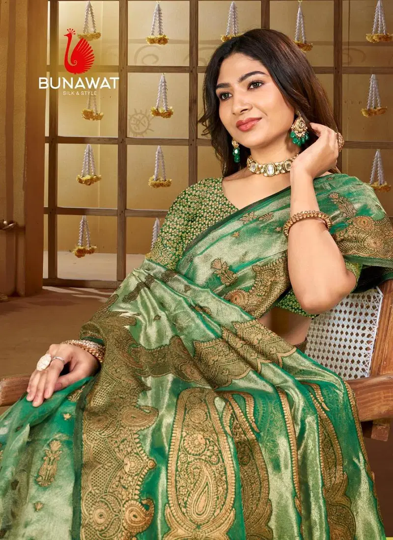 Cindrella Vol 5 By Bunawat Silk Wedding Wear Saree Suppliers In India Catalog