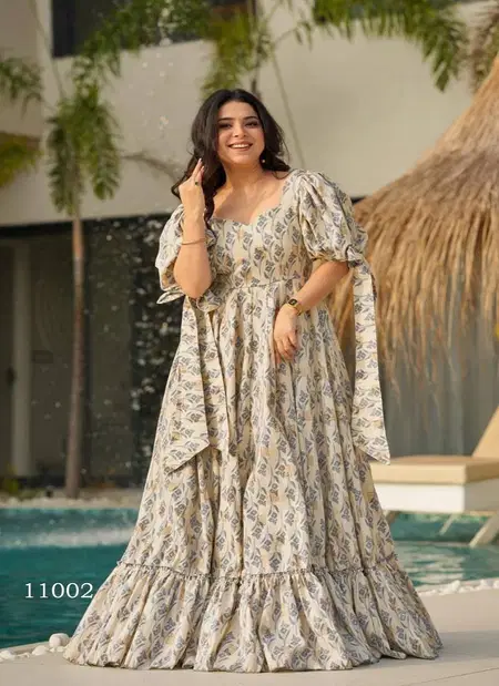 Clora Vol 11 Printed Designer Flair Wholesale Gown Suppliers In Mumbai