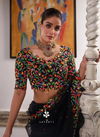 Code 493 Designer Georgette Party Wear Sarees Catalog