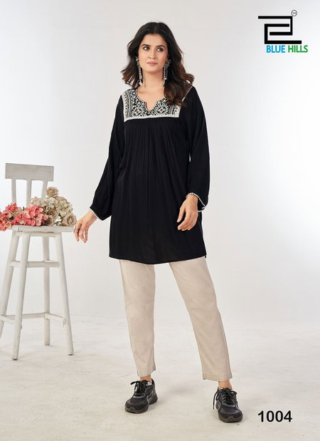 Coke By Blue Hills Rayon Designer Western Tops Wholesale Shop In Surat
