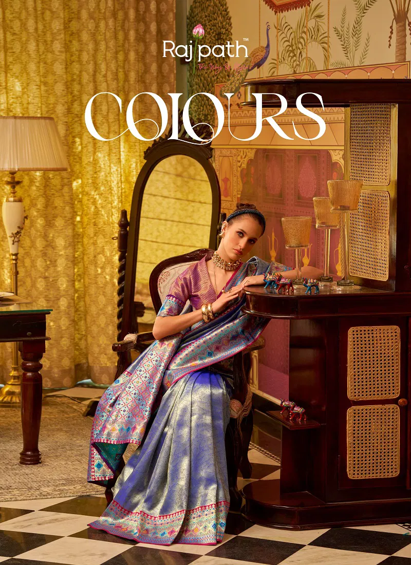 Colours By Rajpath Tissue Silk Wedding Wear Saree Wholesale Shop In Surat