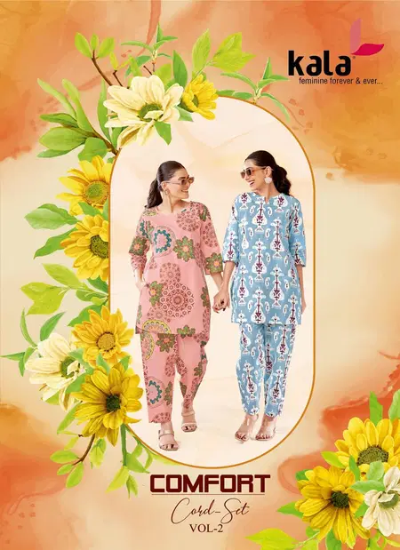 Comfort Cord Set Vol 2 By Kala Printed Cotton Co Ord Set Wholesalers In Delhi