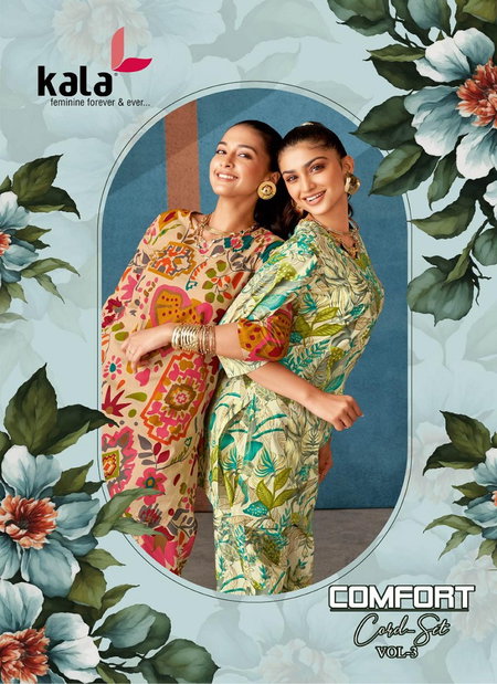 Comfort Cord Set Vol 3 By Kala Printed Cotton Surat Co Ord Set Wholesale Market