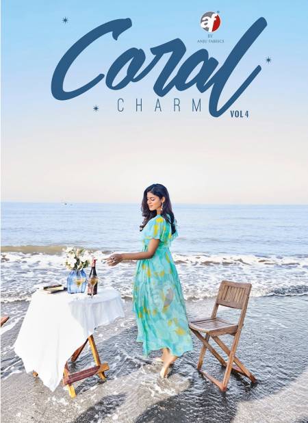 Coral Charm Vol 4 By AF Long Party Wear Kurtis Wholesale Price In Surat
 Catalog