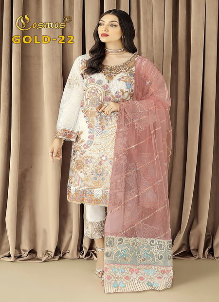 Cosmos Gold 22 Pakistani Salwar Suits Wholesale Market in Surat With Price