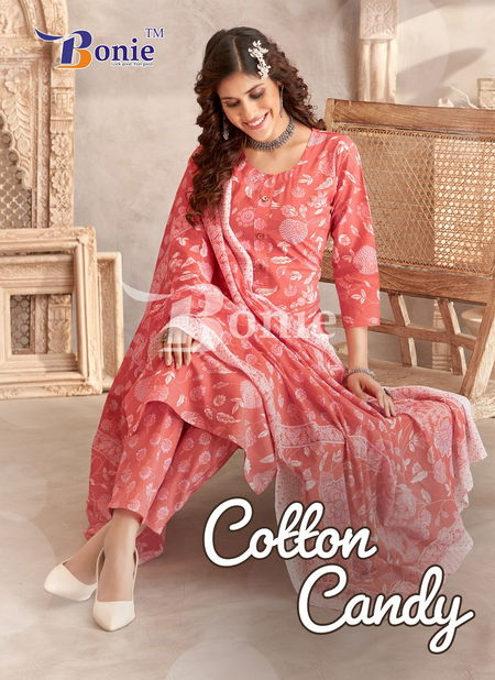 Cotton Candy By Bonie Printed Cotton Kurti With Bottom Dupatta Wholesale Shop In Surat Catalog