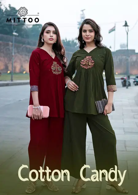 Cotton Candy By Mittoo Dhabu Cotton Wholesale Kurti With Bottom Suppliers In Mumbai