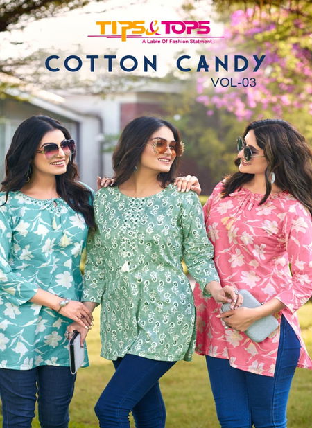 Cotton Candy Vol 3 By Tips And Tops Summer Special Ladies Top Wholesale Shop In Surat Catalog