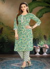 Cotton Cube 101 Cotton Printed Ethnic Wear Kurti With Pant Collection