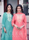 Cotton Culture Vol 2 By Radhika Cotton Embroidery Kurti With Dupatta Wholesale Shop In Surat
