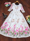 Cow Maxi By Bhargavi Georgette Printed Gown Catalog