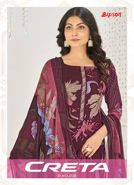 Creta 2528 By Bipson Printed Cotton Dress Material Wholesale Clothing Suppliers In India
