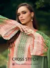 Cross Stitch By The Hermitage Shop Lawn Cotton Dress Material Exporters In India
