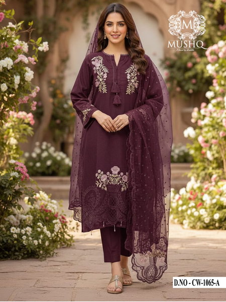 CW 1065 By Mushk Readymade Pakistani Salwar Suits Wholesalers In Surat

