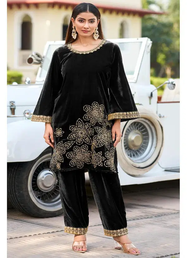 D 603 A To D By Deepsy Velvet Top With Bottom Wholesale Shop In Surat