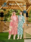 Dairy Milk Vol 1 By Sankheswer Capsule Foil Printed Kurti With Bottom Dupatta Orders In India