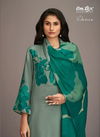 Dania By Omtex Nida Silk Printed Embroidery Dress Material Exporters In India