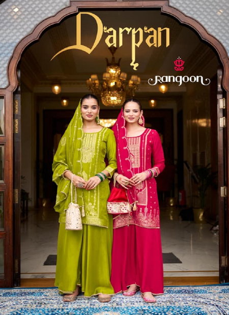 Darpan By Rangoon Occasion Top With Bottom Dupatta Wholesale Market In Surat
