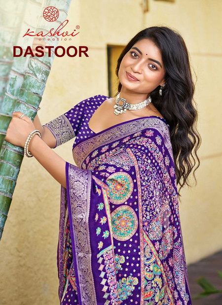 Dastoor By Kashvi Viscose Foil Printed Daily Wear Saree Wholesale Price In Surat