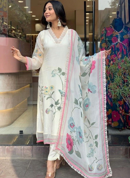 DC G37 Silk Digital Printed Kurti With Bottom Dupatta Wholesalers in India

