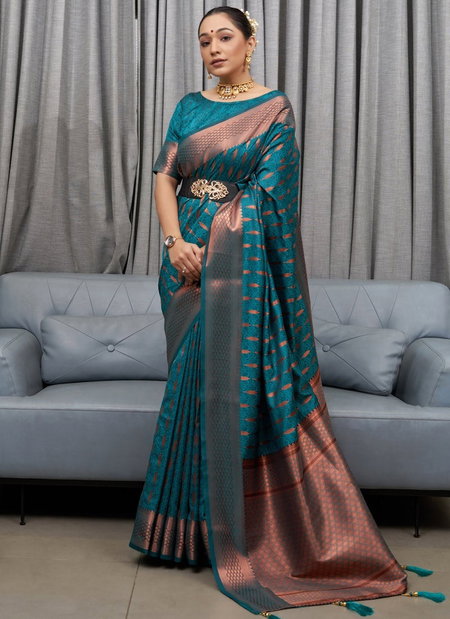 DDF 207 Zari Weaving Pure Silk Sarees Wholesale Shop In Surat
