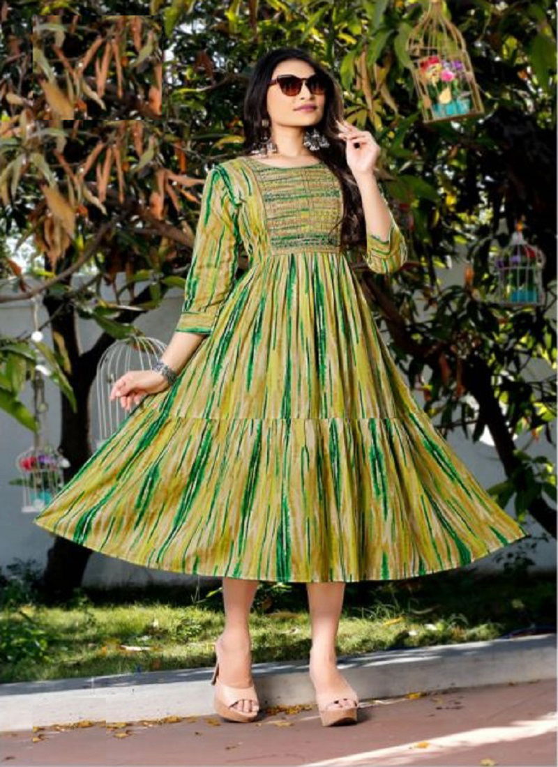 Deecee Tulsi Fancy Ethnic Wear Printed Wholesale Anarkali Kurtis Catalog