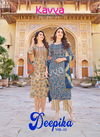 Deepika Vol 15 By Kavya Straight Cut Embroidery Kurti With Bottom Dupatta Wholesale Price In Surat
