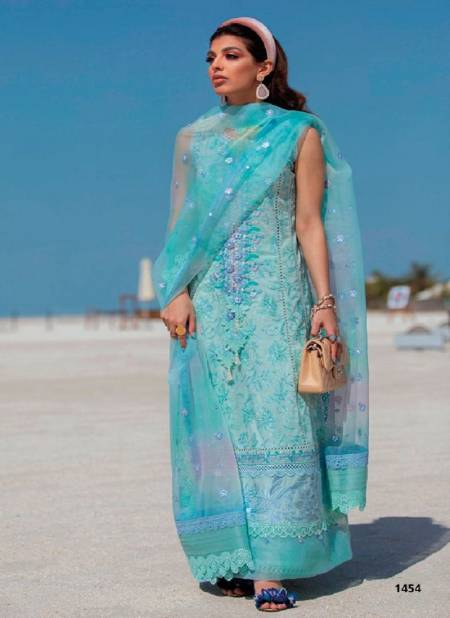 Deepsy Farah Talib Aziz Lawn 22 Festive Wear Heavy Cotton With Embroidery Pakistani Salwar Kameez