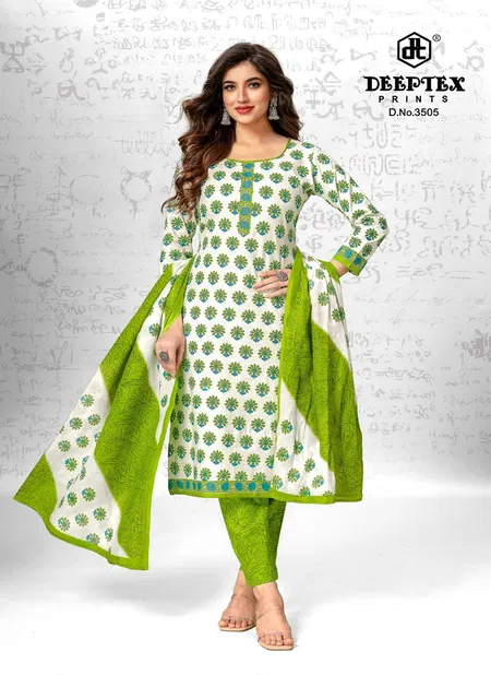 Deeptex Chief Guest Vol 35 Cotton Dress Material Wholesale Shop In Surat
 Catalog