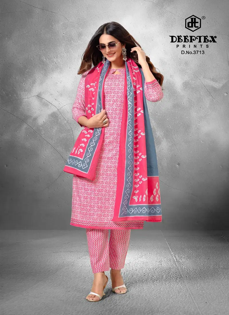 Deeptex Chief Guest Vol 37 Cotton Dress Material Wholesale Shop In Surat