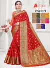Deewa Mangal 867 Designer Wedding Wear Handloom cotton silk Sarees Collection