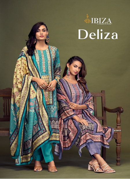 Deliza By Ibiza Muslin Digital Printed Salwar Kameez Wholesale Price In Surat
