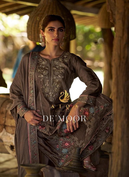 Demoor By Aiqa Bemrg Rassiyan Silk Online Salwar Kameez Wholesale
