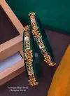 Designer Antique High Gold Plated Fancy Bangles Catalog
