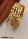 Designer Micro Gold Plating 4 Pice Bangles Suppliers in Mumbai
