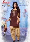 Designer Pies Collection Of Fancy Punjabi Dress Material With Nazneen Dupatta 