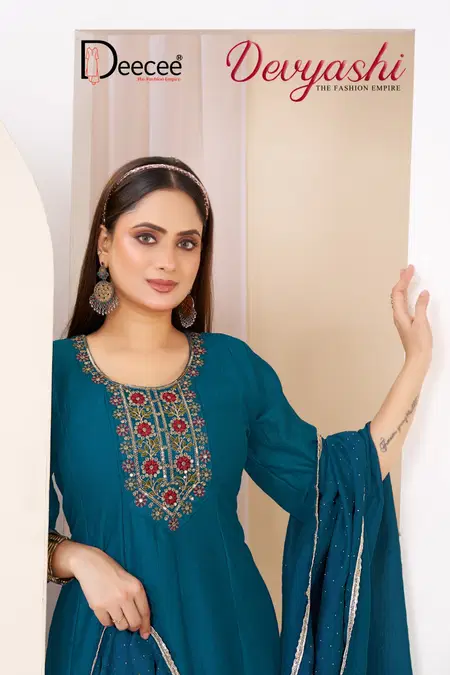Devyashi By Deecee Vichitra Silk Kurti With Bottom Dupatta Wholesalers In Surat