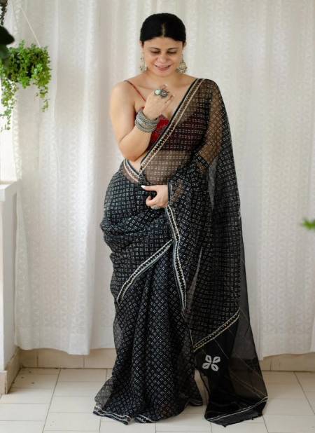 Kitta Trendz Printed Work Daily wear sarees below 300 wholesale Grey, 6 m  (with blouse piece) at Rs 220/piece in Surat