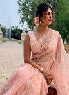 DF 4023 Fancy New Look Soft Net Full Work Party Wear Saree Collection 