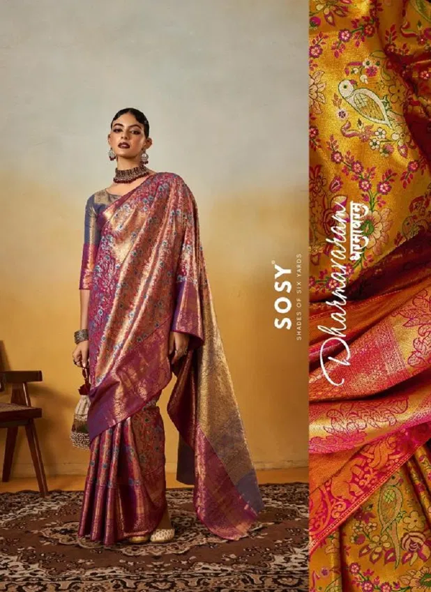 Dharmavaram By Sosy Handloom Silk Sarees Wholesale Market In India 