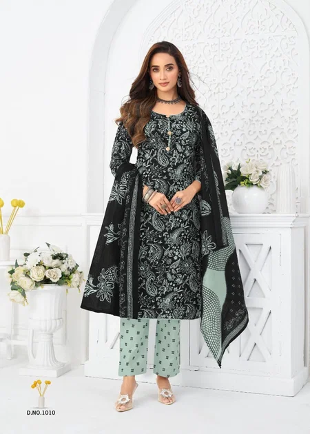 Dharmi Vaani Vol 1 Cotton Printed Kurti With Bottom Dupatta