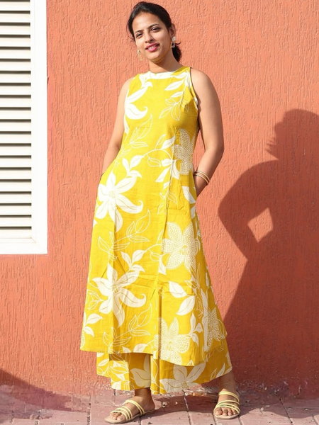 Dhruvi 414 Cotton Printed Daily Wear Best Kurti With Bottom Wholesale Shop In Surat