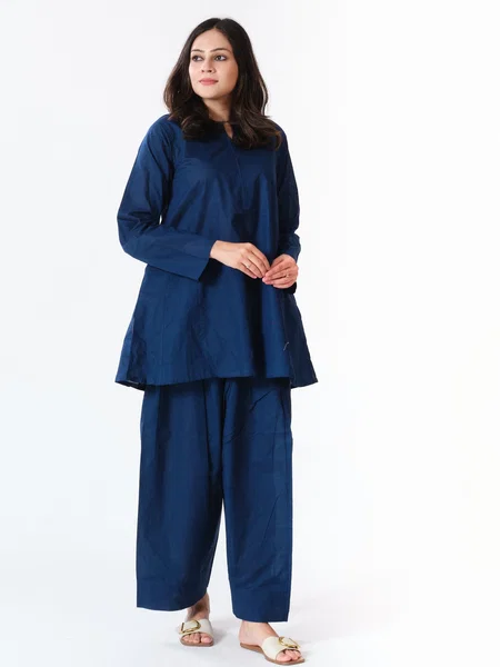 Dhruvi 469 Plain Chanderi Silk Kurti With Bottom
